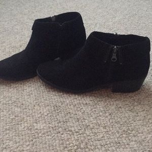 Black ankle boots
